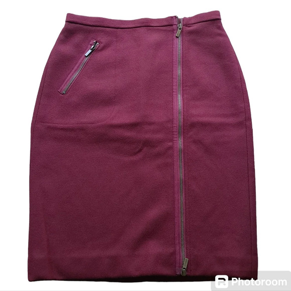 J. Crew Dresses & Skirts - EUC J Crew 100% Wool Red Skirt